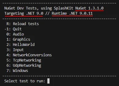 Run NuGet Tests